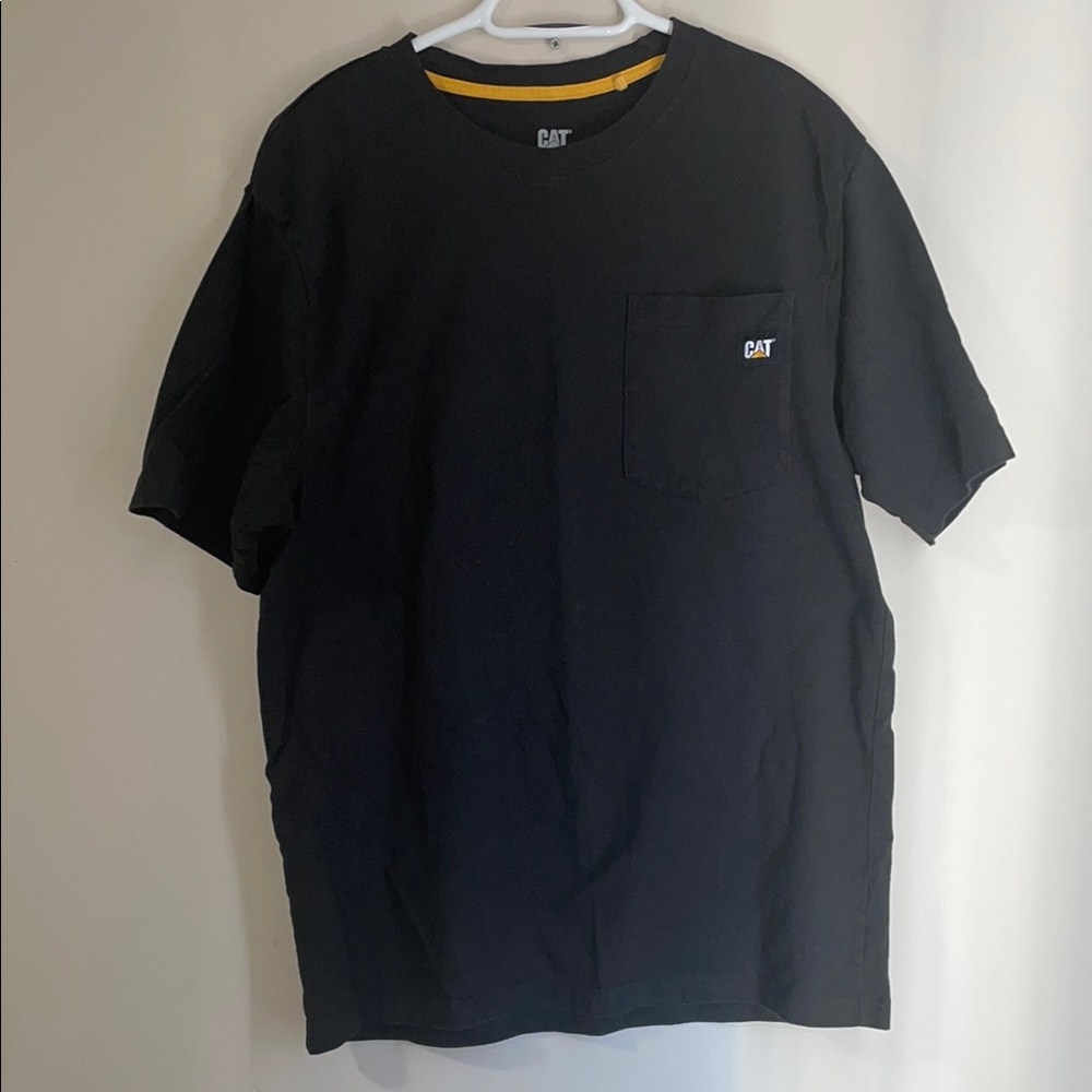Caterpillar Black Short Sleeve Tee Casual Wear/man